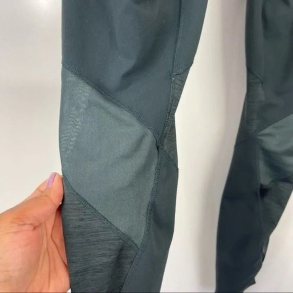 Nike Dri-Fit Power Legendary Mid Rise Training Leggings Dark Green Women's XS - Picture 6 of 9